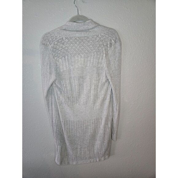 Belldini Women's Gray Long Sleeve Draped Cardigan Size Large - Picture 4 of 5